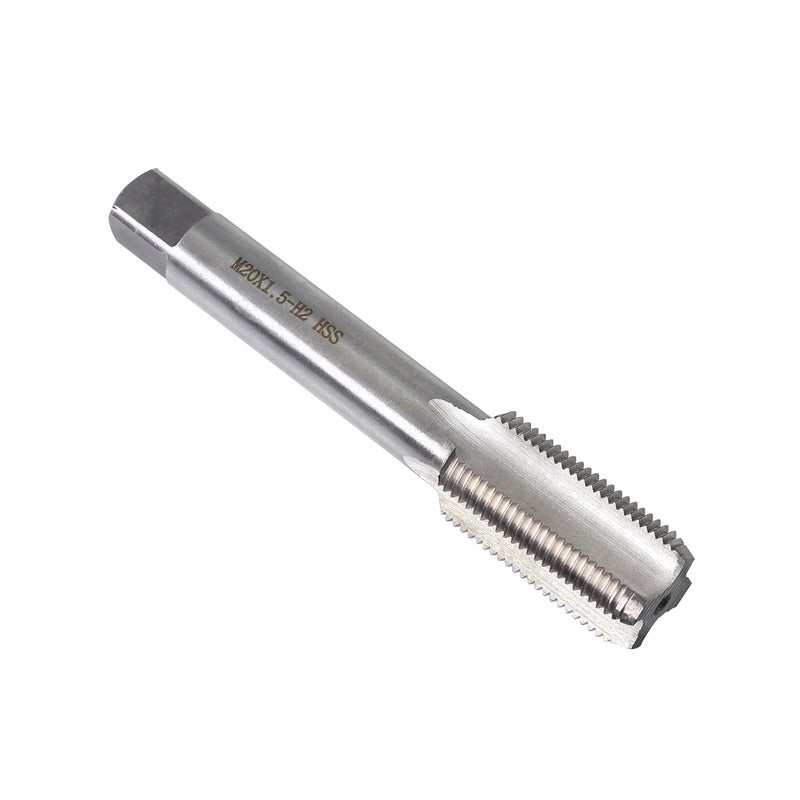 KMIAN TOOLS قلاووظ آلة HSS مقاس 20 مم × 1.5 مم، قلاووظ توصيل، قلاووظ يمين مقاس M20 × 1.5 مم - Image 1